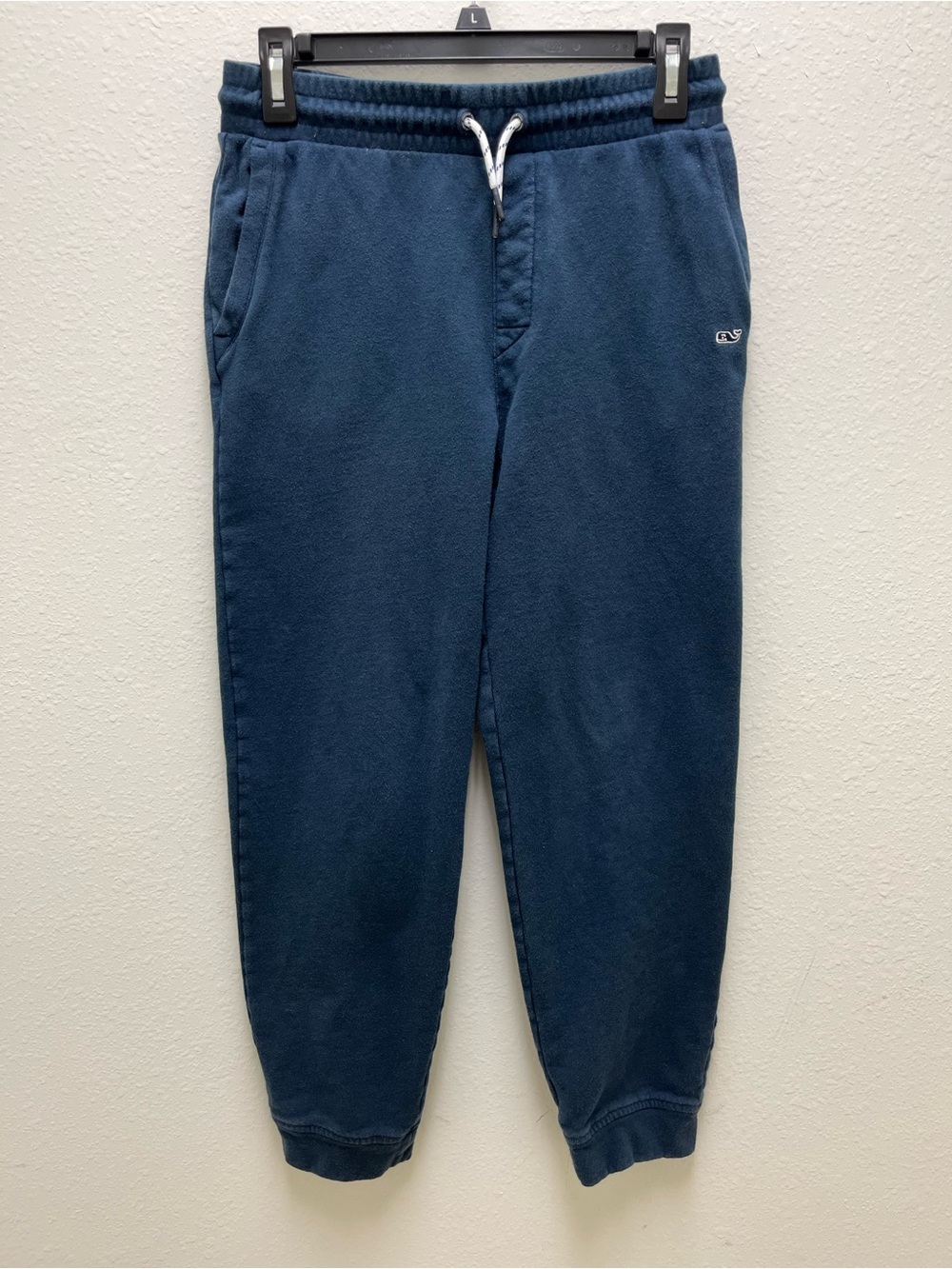 Vineyard Vines Youth Blue Jogger Pants Size L (16) Cotton Drawstring Pockets